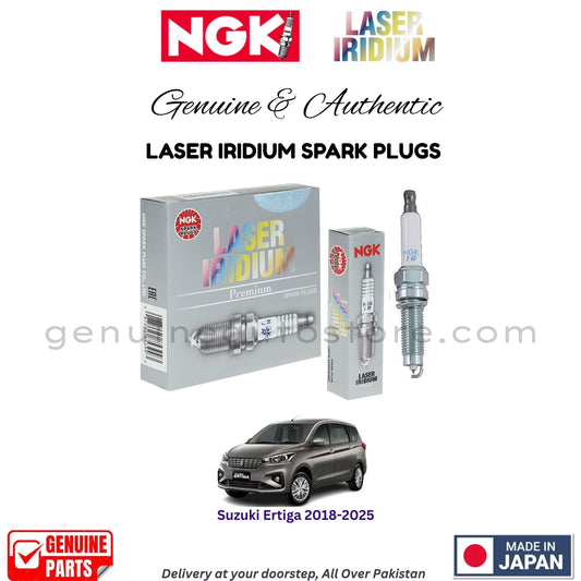 Suzuki Ertiga 2018-2025 NGK LASER IRIDIUM SPARK PLUGS in Pakistan. 100% Genuine, Reliable, Best Price, Cash on Delivery Available
