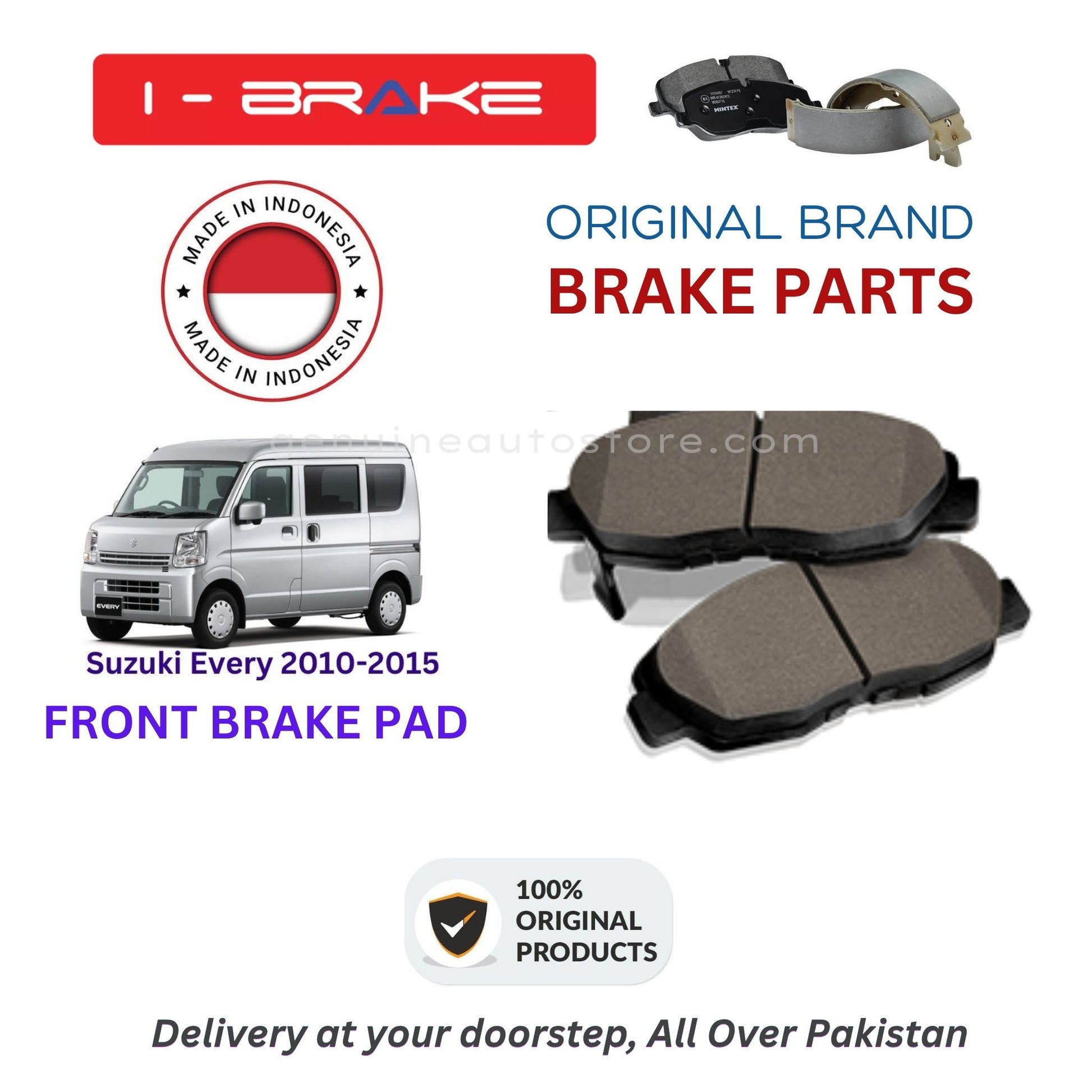 Suzuki Every 2010-2015 Front Brake Pads iBrake Indonesia Genuine