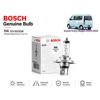 Suzuki Every Wagon 2005-2010 Headlight Bulb Bosch in Pakistan