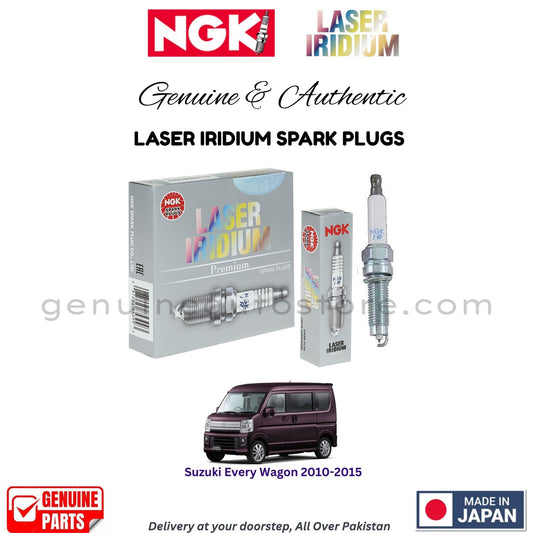 Suzuki Every Wagon 2010-2015 NGK LASER IRIDIUM SPARK PLUGS in Pakistan. 100% Genuine, Reliable, Best Price, Cash on Delivery Available