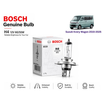 Suzuki Every Wagon 2015-2025 Headlight Bulb Bosch in Pakistan