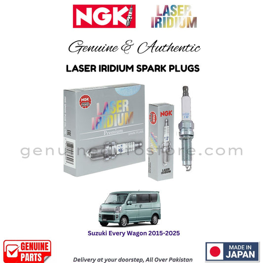 Suzuki Every Wagon 2015-2025 NGK LASER IRIDIUM SPARK PLUGS in Pakistan. 100% Genuine, Reliable, Best Price, Cash on Delivery Available