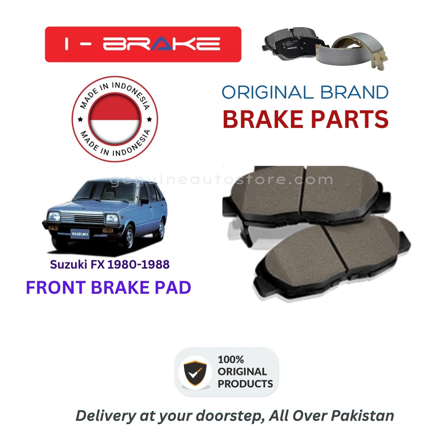 Suzuki FX 1980-1988 Front Brake Pads iBrake Indonesia Genuine
