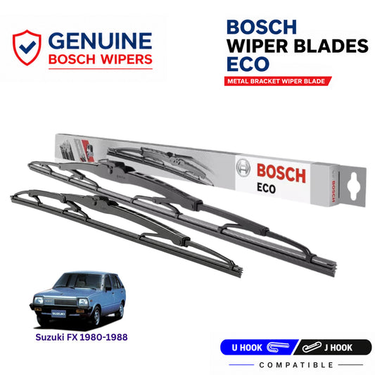 Bosch Genuine metal front wiper set for Suzuki FX 1980-1988, pair of two