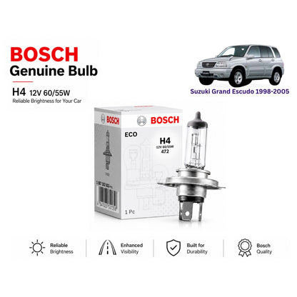 Suzuki Grand Escudo 1998-2005 Headlight Bulb Bosch in Pakistan