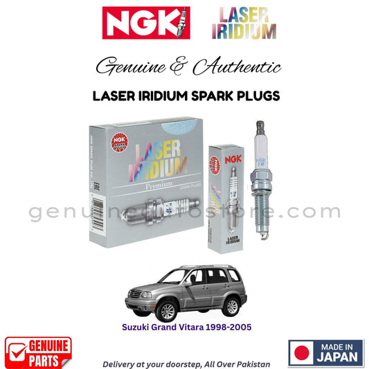 Suzuki Grand Vitara 1998-2005 NGK LASER IRIDIUM SPARK PLUGS in Pakistan. 100% Genuine, Reliable, Best Price, Cash on Delivery Available