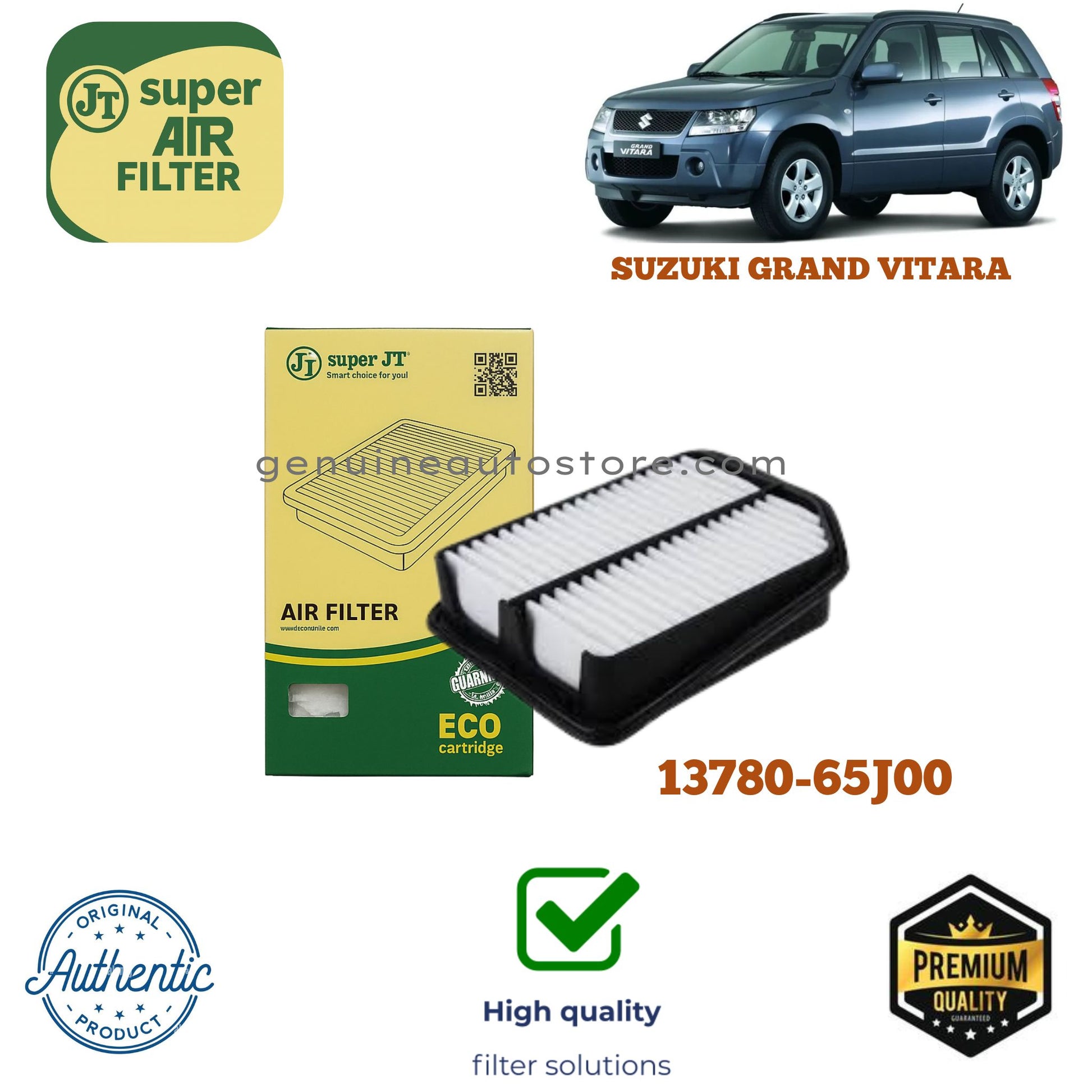 Suzuki Grand Vitara Air Filter Super JT 13780-65J00 in Pakistan