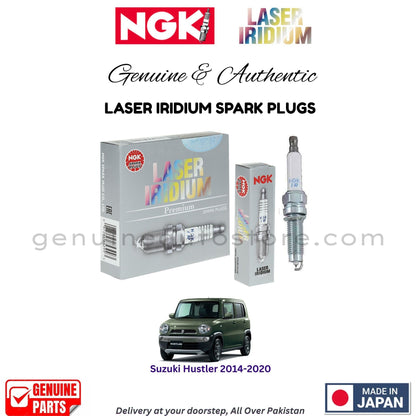 Suzuki Hustler 2014-2020 NGK LASER IRIDIUM SPARK PLUGS in Pakistan. 100% Genuine, Reliable, Best Price, Cash on Delivery Available