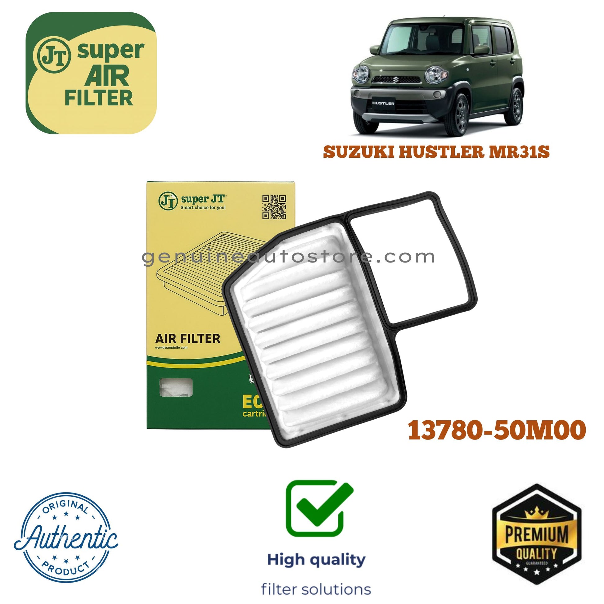 Suzuki Hustler MR31S Air Filter Super JT 13780-58M00 in Pakistan