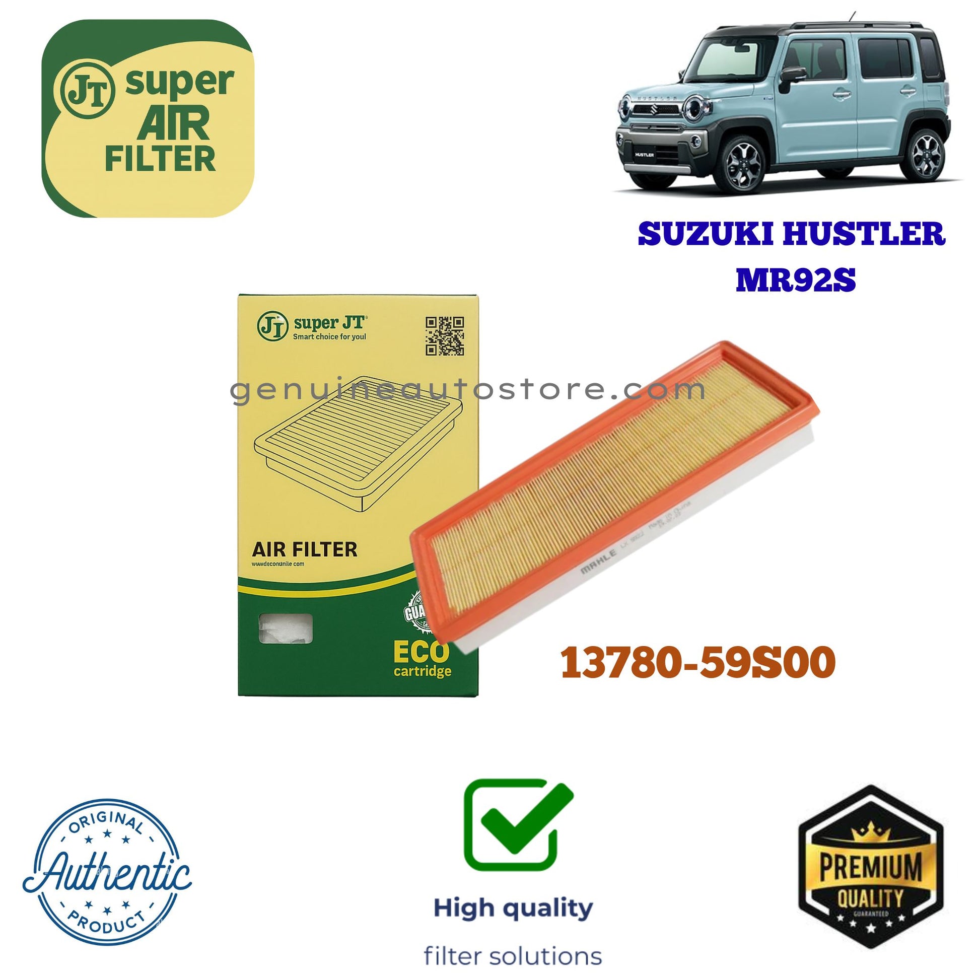 Suzuki Hustler MR92S Air Filter Super JT 13780-59S00 in Pakistan