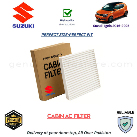 Suzuki Ignis 2016-2025 CABIN AC FILTER in Pakistan. 100% Genuine, Reliable, Best Price, Cash on Delivery Available  