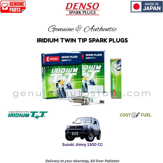 Suzuki Jimny 1300 CC  DENSO IRIDIUM TWIN TIP SPARK PLUG in Pakistan, 100% Genuine, Reliable, Best Price, Cash on Delivery Available   

