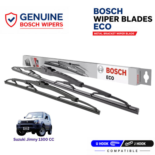 Bosch Genuine metal front wiper set for Suzuki Jimny 1300 CC, pair of two