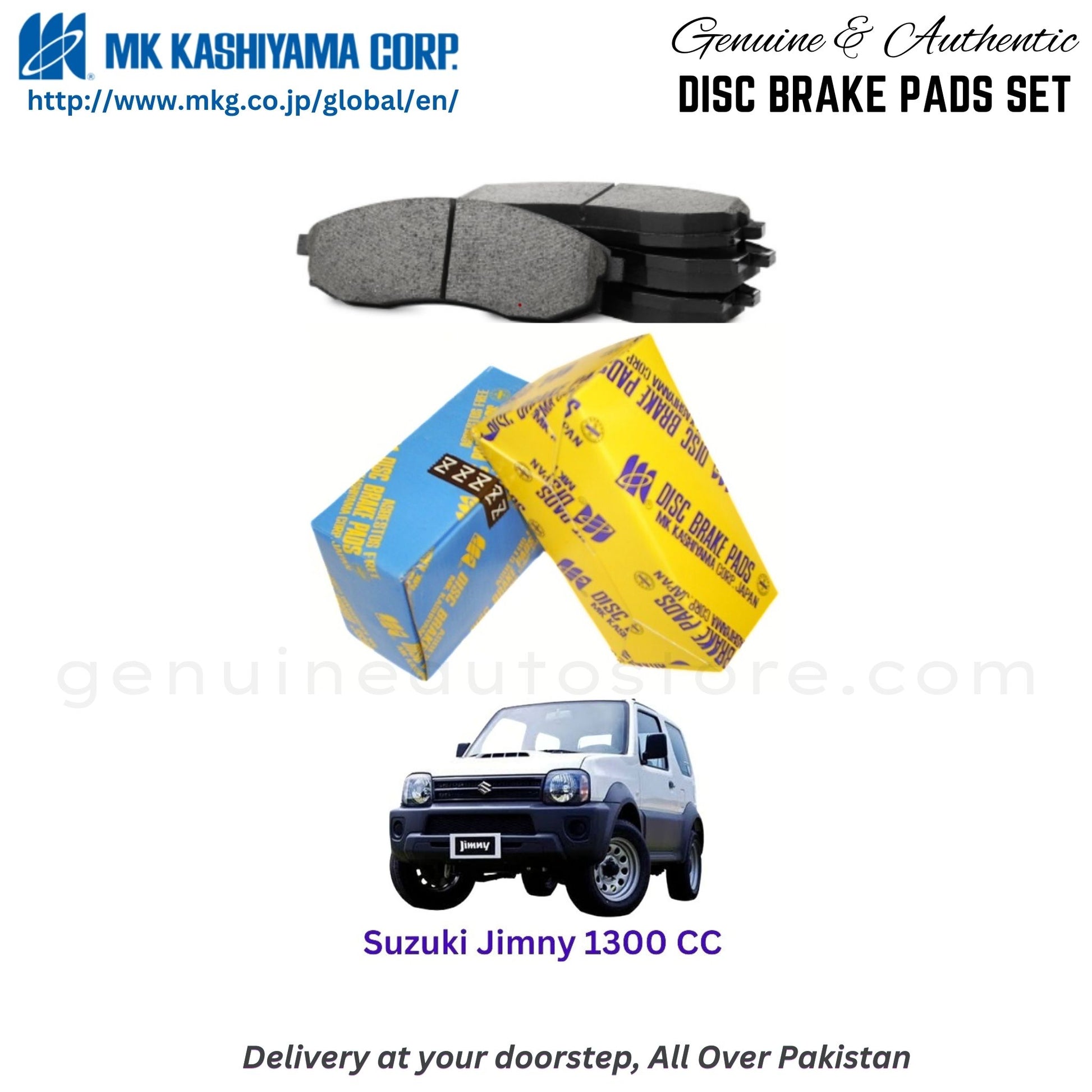 Suzuki Jimny 1300 CC MK Front Brake Pads in Pakistan, 100% Genuine, Reliable, Best Price, Cash on Delivery Available