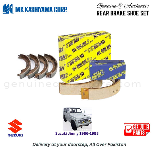 Suzuki Jimny 1986-1998 MK JAPAN REAR BRAKE SHOE SET in Pakistan. 100% Genuine, Reliable, Best Price, Cash on Delivery Available