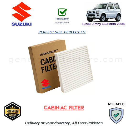 Suzuki Jimny 660 1998-2008 CABIN AC FILTER in Pakistan. 100% Genuine, Reliable, Best Price, Cash on Delivery Available  