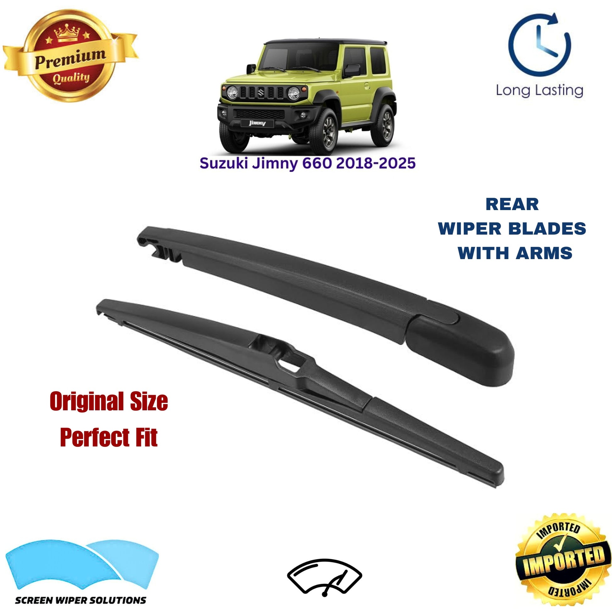 Suzuki Jimny 660 2018-2025 Rear Wiper Blade with Arm in Pakistan