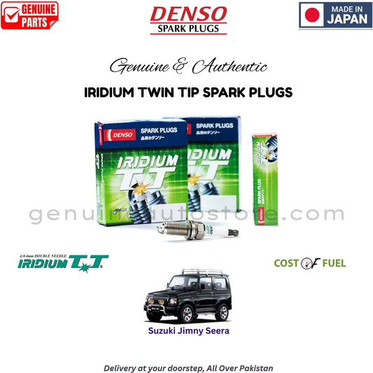 Suzuki Jimny Seera  DENSO IRIDIUM TWIN TIP SPARK PLUG in Pakistan, 100% Genuine, Reliable, Best Price, Cash on Delivery Available   

