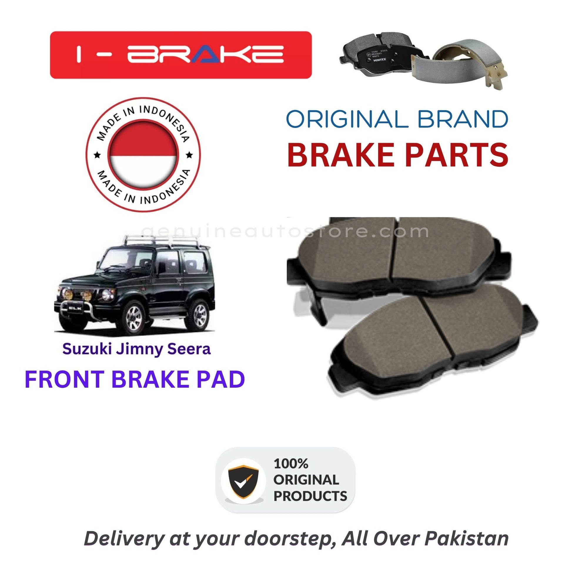 Suzuki Jimny Seera Front Brake Pads iBrake Indonesia Genuine