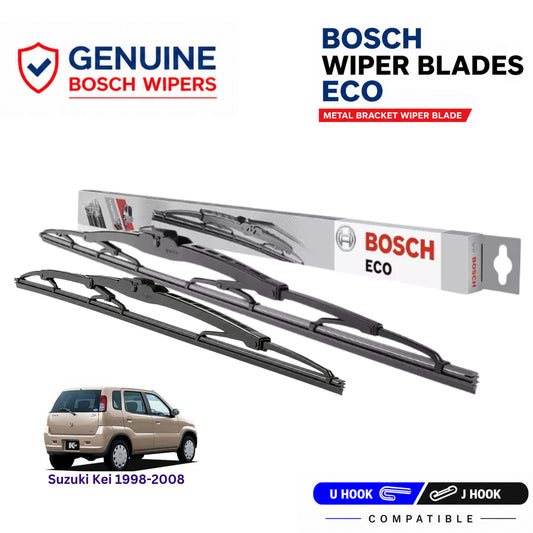 Bosch Genuine metal front wiper set for Suzuki Kei 1998-2008, pair of two