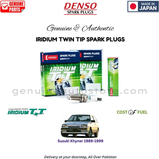 Suzuki Khyner 1989-1999  DENSO IRIDIUM TWIN TIP SPARK PLUG in Pakistan, 100% Genuine, Reliable, Best Price, Cash on Delivery Available    
 