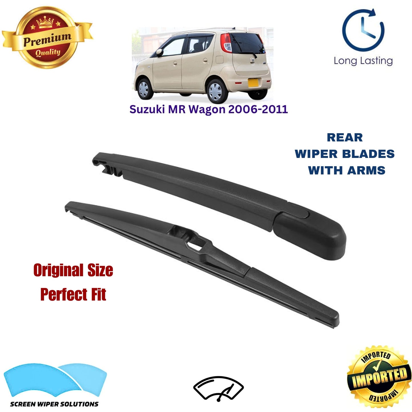 Suzuki MR Wagon 2006-2011 Rear Wiper Blade with Arm in Pakistan