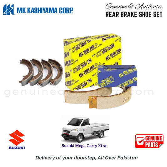 Suzuki Mega Carry Xtra MK JAPAN REAR BRAKE SHOE SET in Pakistan. 100% Genuine, Reliable, Best Price, Cash on Delivery Available