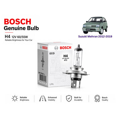 Suzuki Mehran 2012-2019 Headlight Bulb Bosch in Pakistan