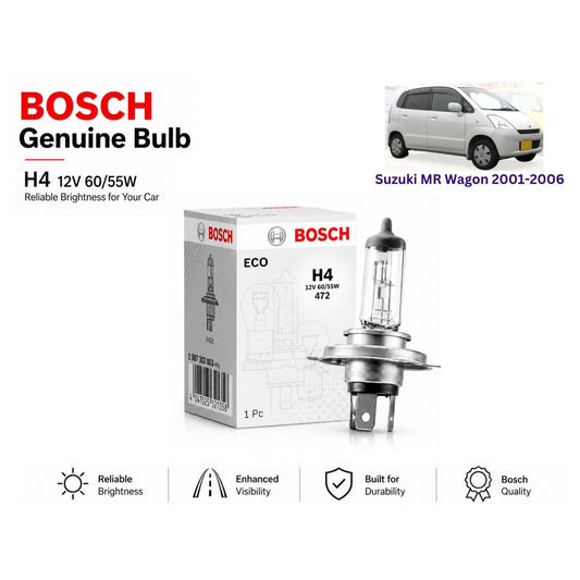 Suzuki Mr Wagon 2001-2006 Headlight Bulb Bosch in Pakistan 