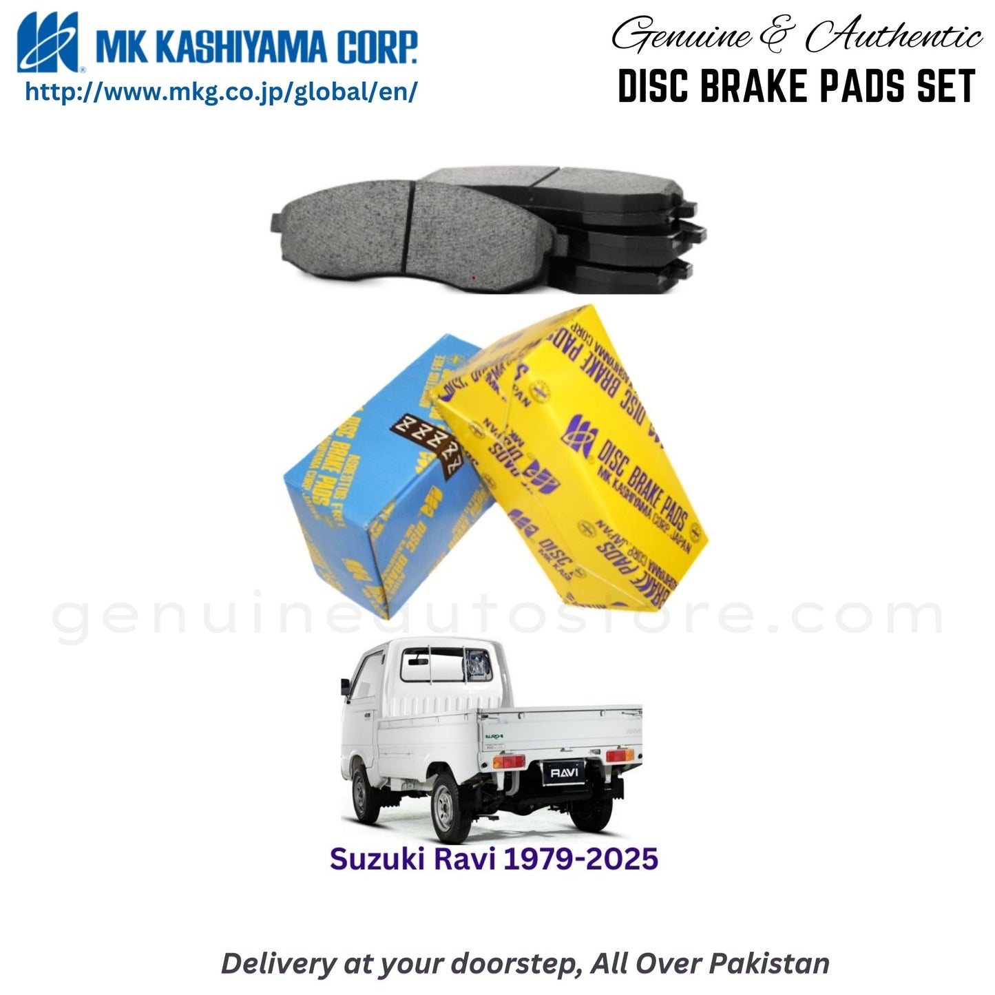 Suzuki RAVI 1979-2025 MK JAPAN Front Brake Pads in Pakistan, 100% Genuine, Reliable, Best Price, Cash on Delivery Available