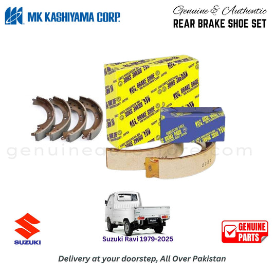Suzuki Ravi 1979-2025 MK JAPAN REAR BRAKE SHOE SET in Pakistan. 100% Genuine, Reliable, Best Price, Cash on Delivery Available 