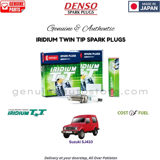 Suzuki SJ410 DENSO IRIDIUM TWIN TIP SPARK PLUG in Pakistan, 100% Genuine, Reliable, Best Price, Cash on Delivery Available   
