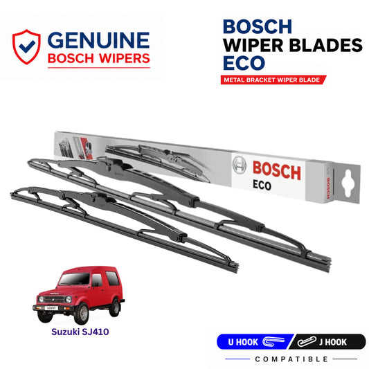 Bosch Genuine metal front wiper set for Suzuki SJ410, pair of two