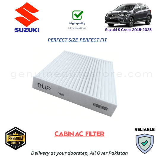 Suzuki S Cross 2015-2025 CABIN AC FILTER in Pakistan. 100% Genuine, Reliable, Best Price, Cash on Delivery Available  