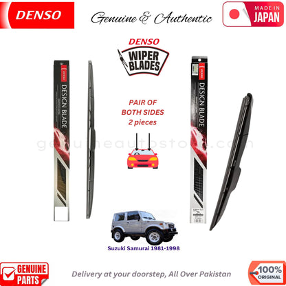 Suzuki Samurai 1981-1998 DENSO JAPAN WIPER BLADE SET in Pakistan. 100% Genuine, Original, Best Price, Cash on Delivery Available
