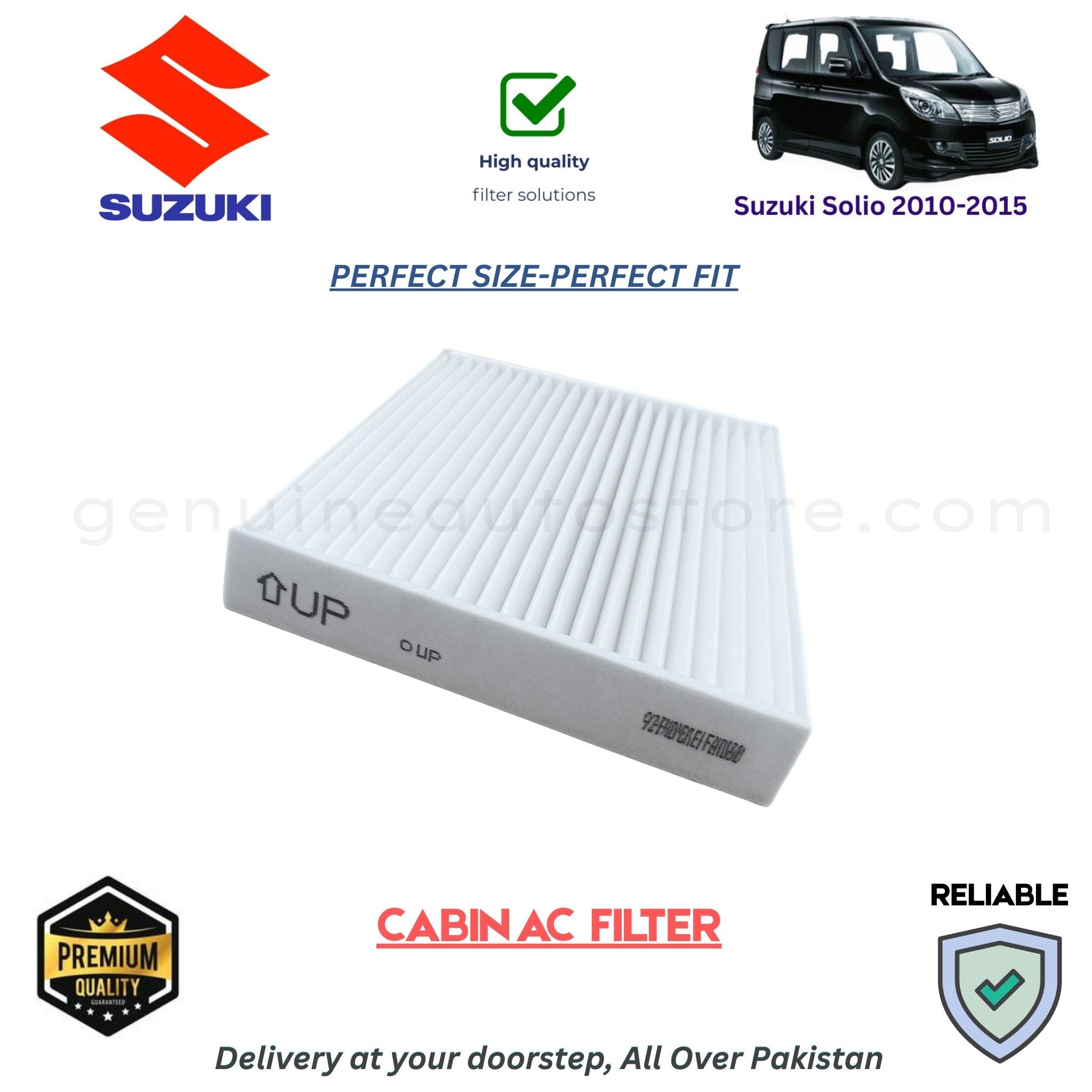 Buy Premium Cabin Ac Filter for Suzuki Solio 2010-2015– Pakistan ...