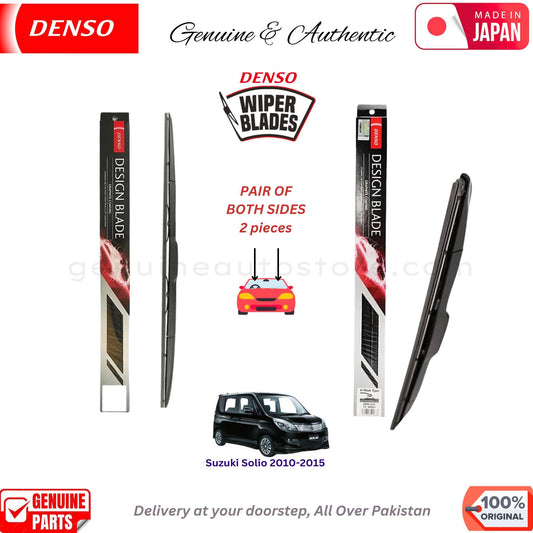 Suzuki Solio 2010-2015 DENSO JAPAN WIPER BLADE SET in Pakistan. 100% Genuine, Original, Best Price, Cash on Delivery Available
