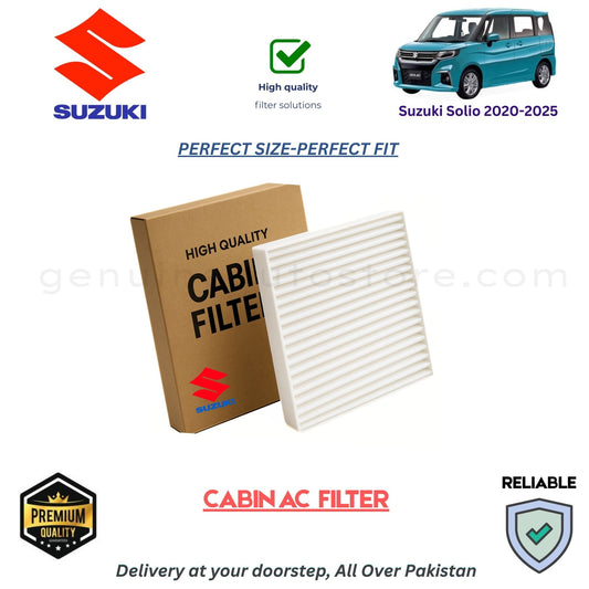 Suzuki Solio 2020-2025 CABIN AC FILTER in Pakistan. 100% Genuine, Reliable, Best Price, Cash on Delivery Available  