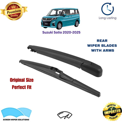 Suzuki Solio 2020-2025 Rear Wiper Blade with Arm in Pakistan