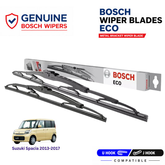 Bosch Genuine metal front wiper set for Suzuki Spacia 2013-2017, pair of two