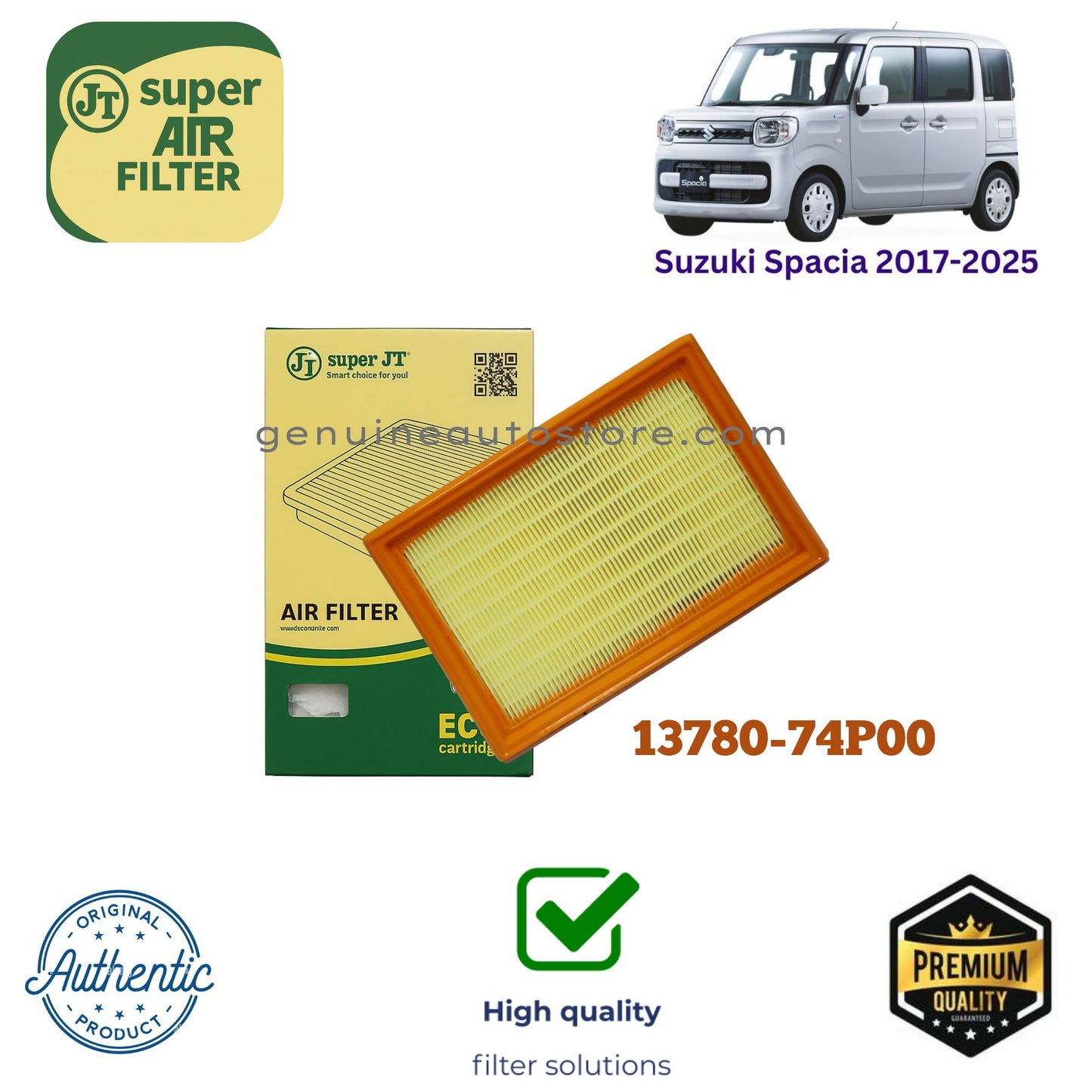 Suzuki Spacia 2017-2025 Air Filter Super JT 13780-74P00 in Pakistan