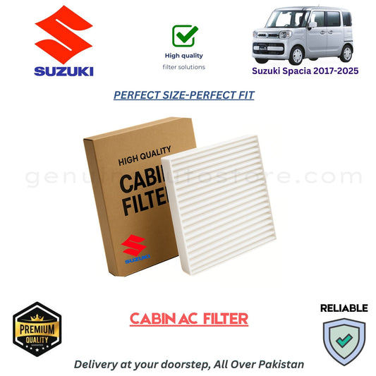 Suzuki Spacia 2017-2025 CABIN AC FILTER in Pakistan. 100% Genuine, Reliable, Best Price, Cash on Delivery Available  
