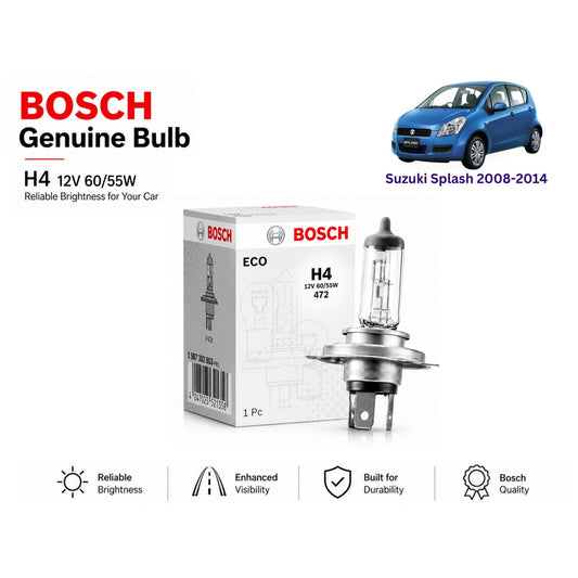 Suzuki Splash 2008-2014 Headlight Bulb Bosch in Pakistan