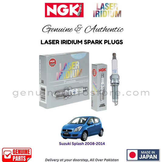 Suzuki Splash 2008-2014 NGK LASER IRIDIUM SPARK PLUGS in Pakistan. 100% Genuine, Reliable, Best Price, Cash on Delivery Available