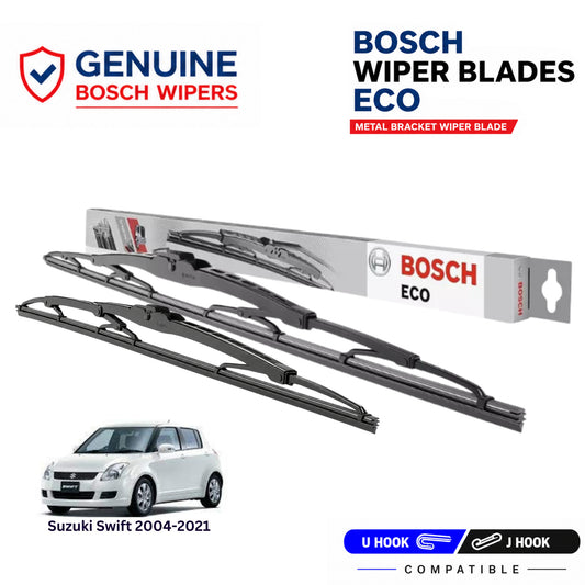 Bosch Genuine metal front wiper set for Suzuki Swift 2004-2021, pair of two