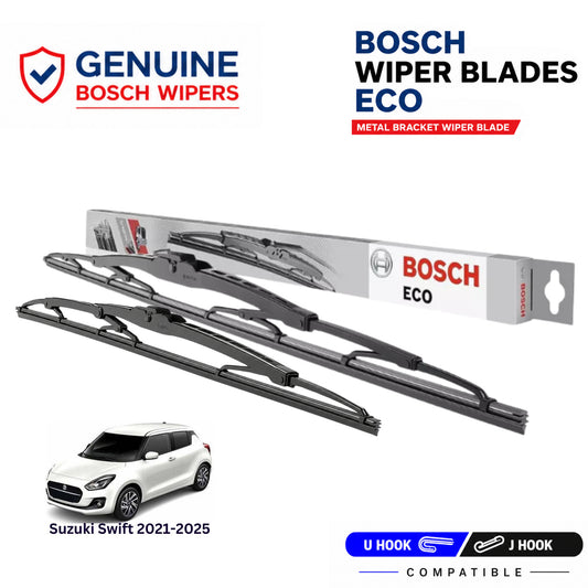 Bosch Genuine metal front wiper set for Suzuki Swift 2021-2025, pair of two