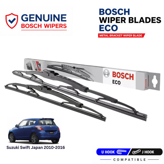 Bosch Genuine metal front wiper set for Suzuki Swift Japan 2010-2016, pair of two