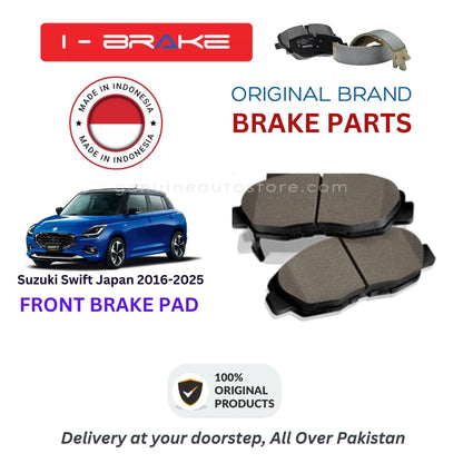 Suzuki Swift Japan 2016-2025 Front Brake Pads iBrake Indonesia Genuine