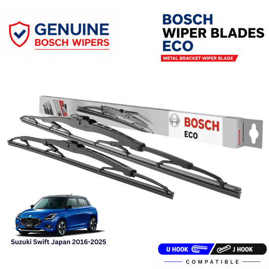 Bosch Genuine metal front wiper set for Suzuki Swift Japan 2016-2025, pair of two