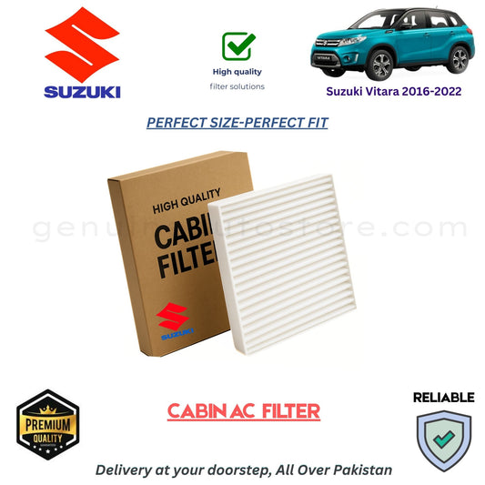 Suzuki Vitara 2016-2022 CABIN AC FILTER in Pakistan. 100% Genuine, Reliable, Best Price, Cash on Delivery Available  